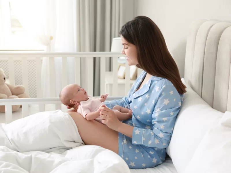 morning routine with a newborn